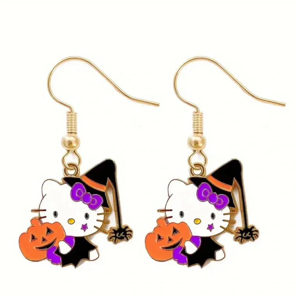 Hello Kitty Halloween Drop Earrings